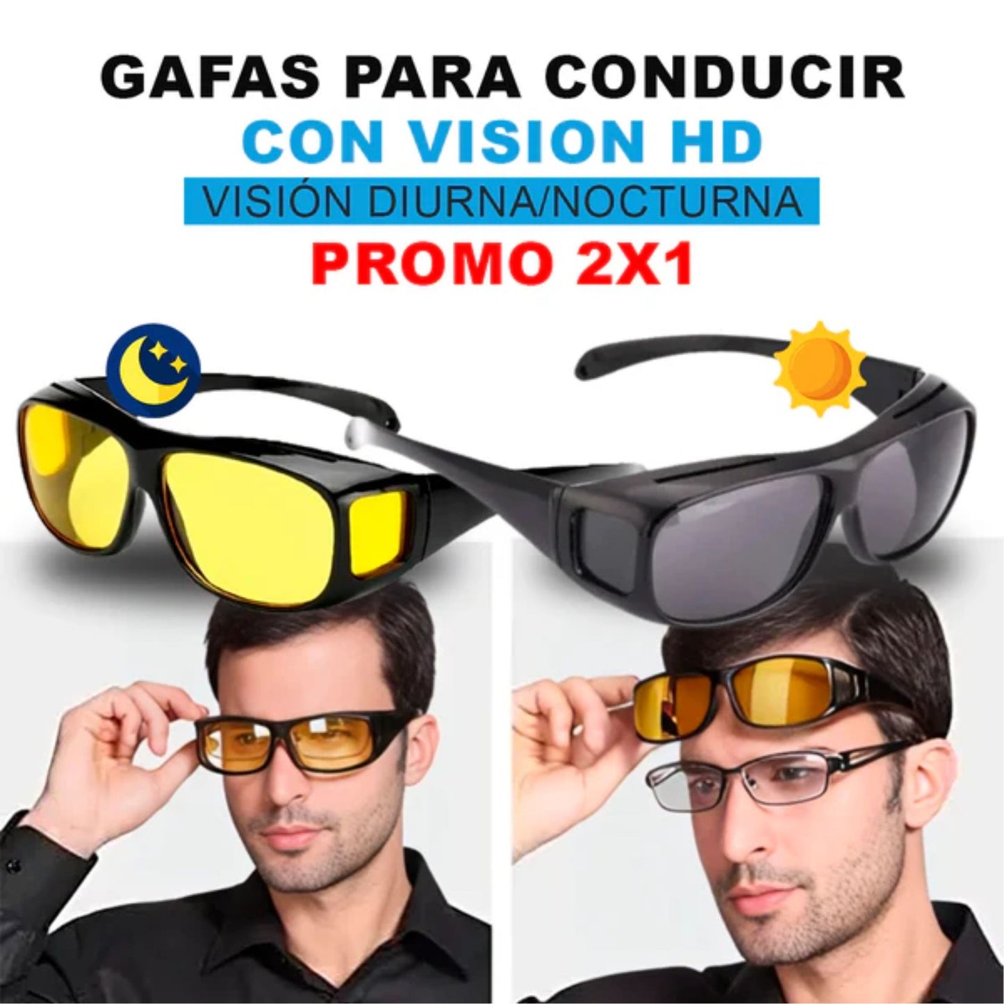 GAFAS HD 2X1